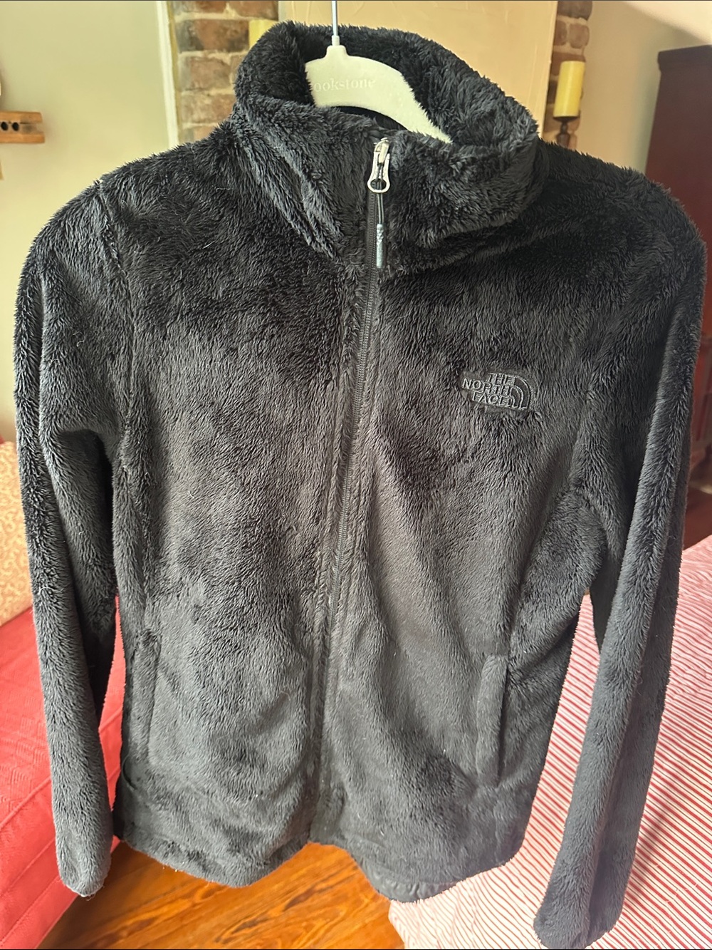 The North Face Black Plush Full-Zip Fleece Jacket